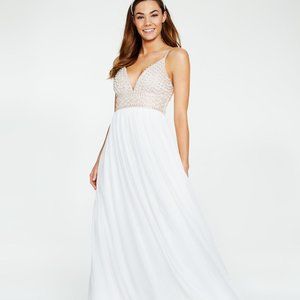 Say Yes to the Prom Embellished Tulle Gown